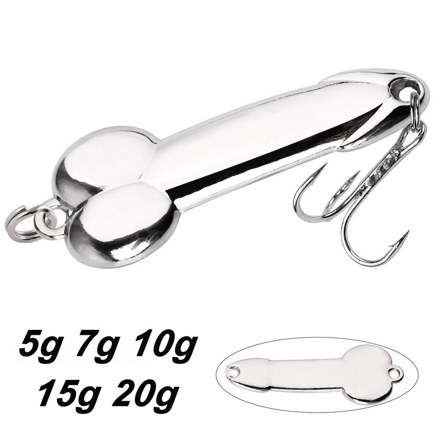 Fishing Lure Spoon - Metall löffel Penis form Angel köder