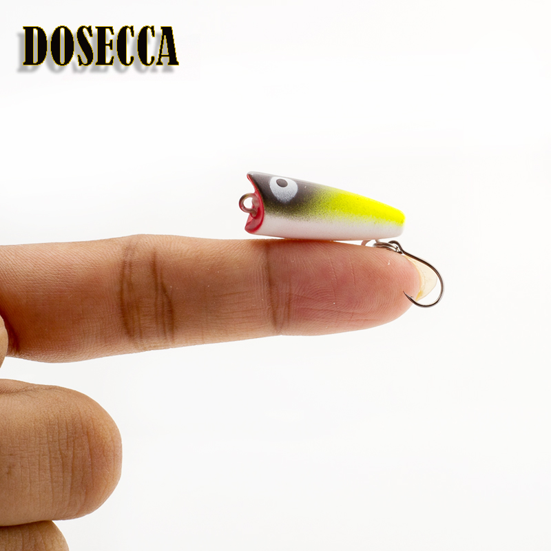 Fishing Lure Popper - 1PCS 2,5 cm 1,5g Topwater Köder