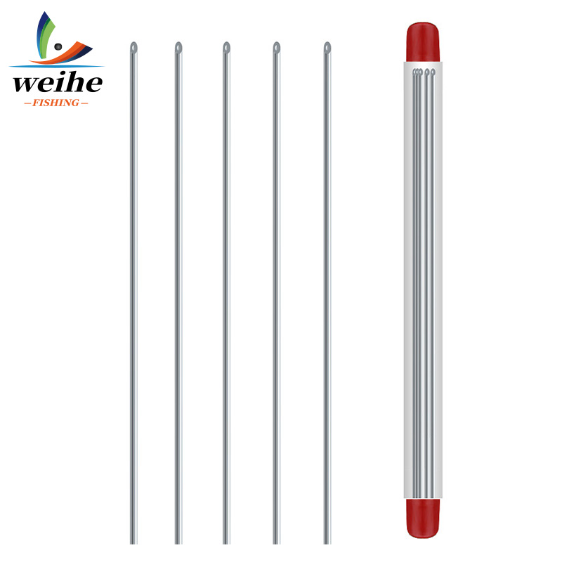 Fishing Lure Accessories - WEIHE 5 Stück Regenwurm-Luftnadel-Köder-Einfädler 20cm Angelzubehör