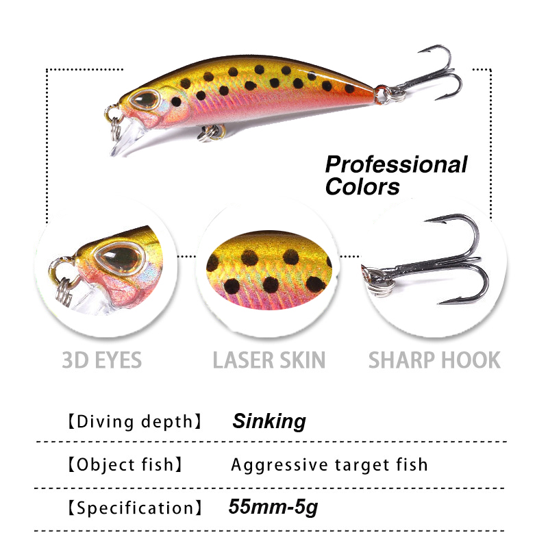 WESTBASS 1PX Micro Minnow Köde – Fishing Lure Spoon Bewertung und Preis