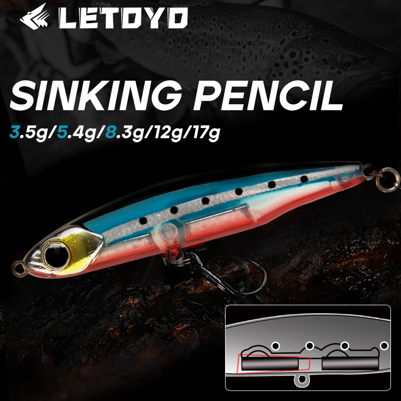 LETOYO Sinking Pencil 17g 12g- – Fishing Lure Swimbait Bewertung und Preis