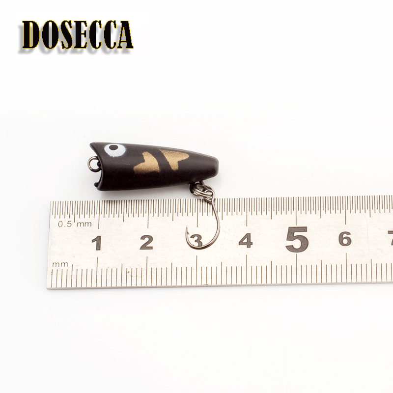 1PCS 2,5 cm 1,5g Topwater Köde – Fishing Lure Popper Bewertung und Preis