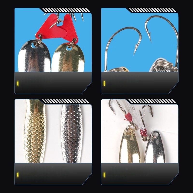 Angelköder-Set, 16-teilig, Tro – Fishing Lure Spoon Bewertung und Preis