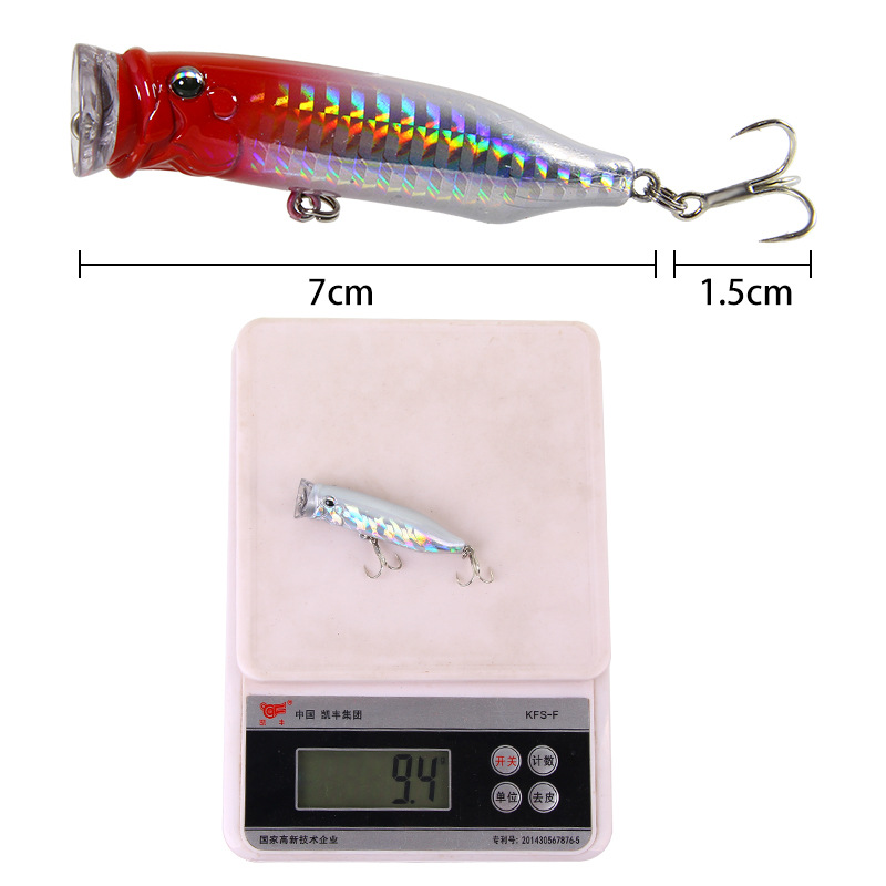 5 Stück Topwater Popper Angelk – Fishing Lure Popper Bewertung und Preis