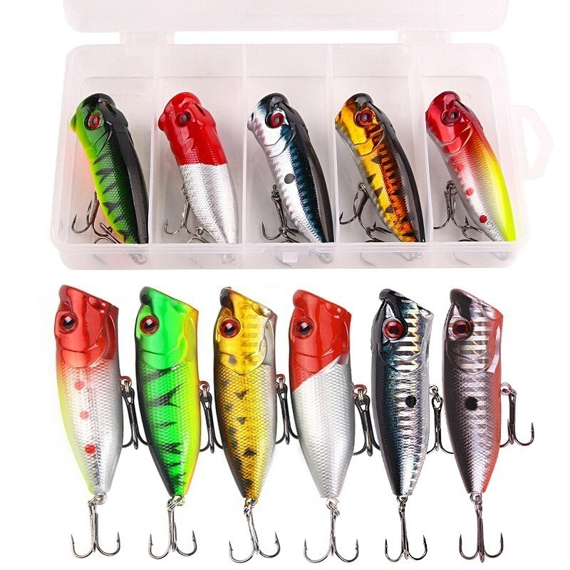 6 Stück 6 Farben (Opp-Beutel)/ – Fishing Lure Popper Bewertung und Preis
